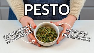 How to Make Pesto Without A Food Processor [upl. by Ariana]