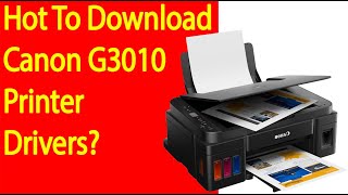 Canon G3010 Driver Download and install without Driver CD [upl. by Ygief975]