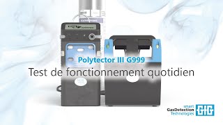 Polytector III G999  Test de fonctionnement quotidien [upl. by Akcinat519]