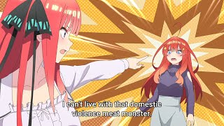 Itsuki Slaps Nino  The Quintessential Quintuplets 2 [upl. by Annaes]