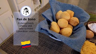 Pan de Bono Recipe Colombia  Flights of Food [upl. by Samul]