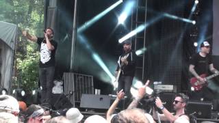 Mass Hysteria  Possitif A Bloc Live Heavy MTL 2014  Parc Jean Drapeau [upl. by Airemaj]