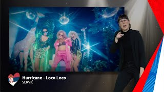 Hurricane  Loco Loco  Servië 🇷🇸  Sign dance  ESC21 [upl. by Lacie]