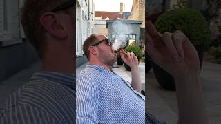 Smoking a 500 euro Behike 56 Whilst relaxing on a beautiful terrace [upl. by Diego445]