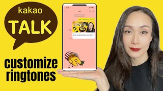 KAKAOTALK  How to Customize KakaoTalk Ringtones SteptoStep Instructions for Android or iPhone [upl. by Oibesue]