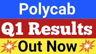 Polycab q1 Results  Polycab q1 Results 2023  Polycab Share News Today  Polycab Share Results [upl. by Aicilihp]