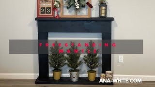 Easiest DIY Faux Mantle Build [upl. by Sidnala]