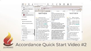 The Accordance 13 FiveMinute Quick Start Video 2 [upl. by Hess153]