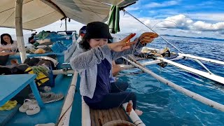 Fishing with VISITORS at deritso ISLAND HOPPING [upl. by Nediarb]