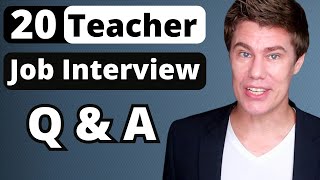 Top 20 Teacher Job Interview Questions amp Answers  PDF [upl. by Ynavoeg951]