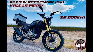 REVIEW de la ROCKETMAN 250 SPORT con 26MIL KILOMETROS ¿VALE LA PENA [upl. by Niveb209]