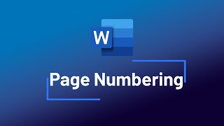 WORD  Numérotation des pages Page Numbering [upl. by Kopans]