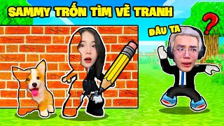 SAMMY VÀ PHONG CẬN CHƠI TRỐN TÌM VẼ TRANH TÀNG HÌNH TRONG ROBLOX [upl. by Busby]