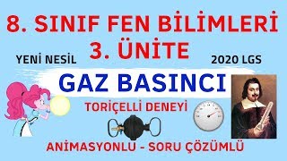 8 Sınıf Fen Gaz Basıncı [upl. by Washington]