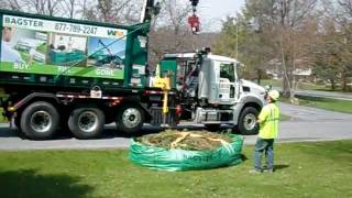 Bagster by Waste Management  Pick up  Removal  17000 Bag [upl. by Ille]