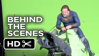 Man Of Steel Behind The Scenes  Russell Crowe as JorEl 2013  Superman Movie HD [upl. by Clere]