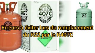 Erreurs à Éviter lors du Remplacement du R22 par le R407C [upl. by Laaspere]