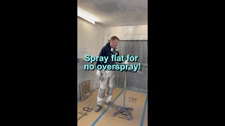 spray flat for no overspray False [upl. by Miharba]