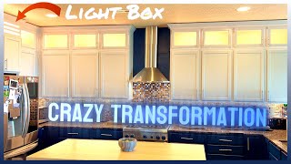 Building Upper Glass Door Cabinets with LIGHTS [upl. by Aysa917]