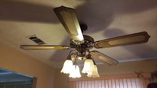 52quot Unknown GE Vent Cane Bladed Ceiling Fan [upl. by Tammara]