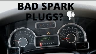 SYMPTOMS OF BAD SPARK PLUGS [upl. by Adnalro]