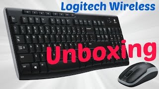 Logitech Wireless Desktop MK270 Deutsch  Unboxing [upl. by Remoh]