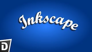 Easy 3d Text Effects  Inkscape Tutorials [upl. by Elocin]