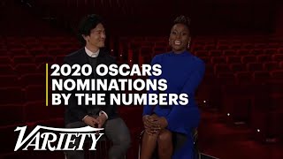 2020 Oscar Nominations by the Numbers [upl. by Chaddie]