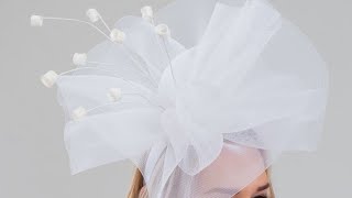 Diy how to make crinoline fascinator [upl. by Esirehc895]