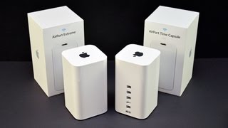 Apple Airport Extreme and Time Capsule 2013 Unboxing amp Setup Demo [upl. by Naujet988]