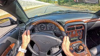 Pristine Aston Martin DB7 V12 Manual  How To Respect The Drive POV [upl. by Gylys]