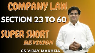 Company Law Revision  Section 2360  Prospectus amp Allotment  CA CS [upl. by Dagney]