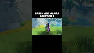 NPC Dandy Mini Games Location 1 genshinimpact hoyoversegenshinimpact hoyoversecreators shorts [upl. by Quartis365]