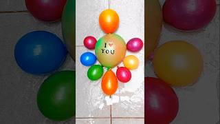 Yellow Blue Green Red Orange Baloon Pop Reverse Video ASMR 🥳🥳🥳 asmr poppingballon viralvideo [upl. by Nayd]