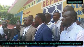 Les huissiers de la justice ont trouvés un remède pour guérir la justice congolaise [upl. by Fortna]