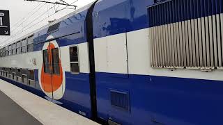 RER D  Départ dun Z20500 mission FACA en gare de GargesSarcelles direction Goussainville [upl. by Kylila]