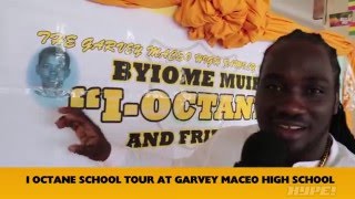 SNEAK PEAK OF I OCTANE SCHOOL TOUR AT GARVEY MACEO HIGH SCHOOL [upl. by Vilma]