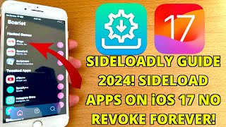 How to Sideload ANY TWEAKED APP iOS 171741 NO REVOKE With Sideloadly Sideload IPAs iOS 17 Guide [upl. by Odanref]