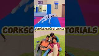 Corkscrew tutorial 💯 corkscrewtutorial gymastics trending shorts [upl. by Eiramenna140]