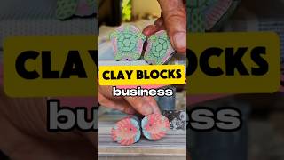 How to make something out of clay shorts clay artwork technique involving colored clay blocks [upl. by Aneert]