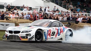 BMW Z4 GT3  BURNOUT MACHINE Ft V8 SOUND [upl. by Maisie]