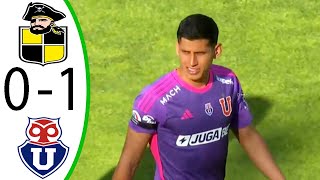 Coquimbo Unido vs Universidad de Chile 01 Resumen y Goles Completo  Copa Chile 2024 HD [upl. by Doone]