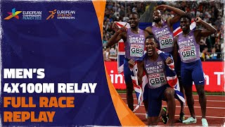 Mens 4x100m Relay Final  Munich 2022  Great Britain amp Northern Ireland [upl. by Croteau441]