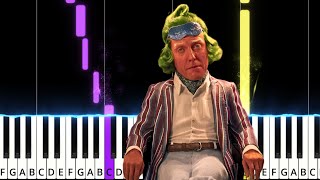 Best song from quotWonkaquot 2023 Oompa Loompa Song on Piano Sheet music [upl. by Esenej]