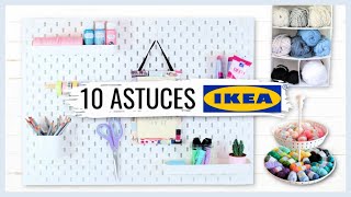 10 ASTUCES DE RANGEMENT IKEA [upl. by Tahp]