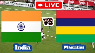 India Vs Mauritius Football Score Live streaming [upl. by Riccardo]