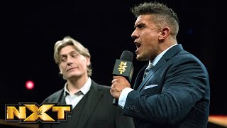 EC3 interrupts William Regals NXT North American Title announcement WWE NXT March 28 2018 [upl. by Nosaj]