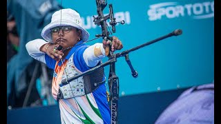 Live  Deepika Kumari archery match in Round 16  Indian athlete in Paris Olympic 2024 [upl. by Amora535]