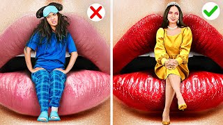 GENIUS OUTFIT HACKS FOR POPULAR STUDENTS PART 2  Amazing Fashion Tricks by 123 GO SCHOOL [upl. by Aronek]