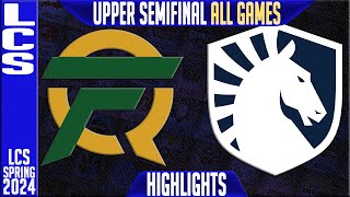 FLY vs TL Highlights ALL GAMES  LCS Spring 2024 Playoffs Semifinal  FlyQuest vs Team Liquid [upl. by Assyl]